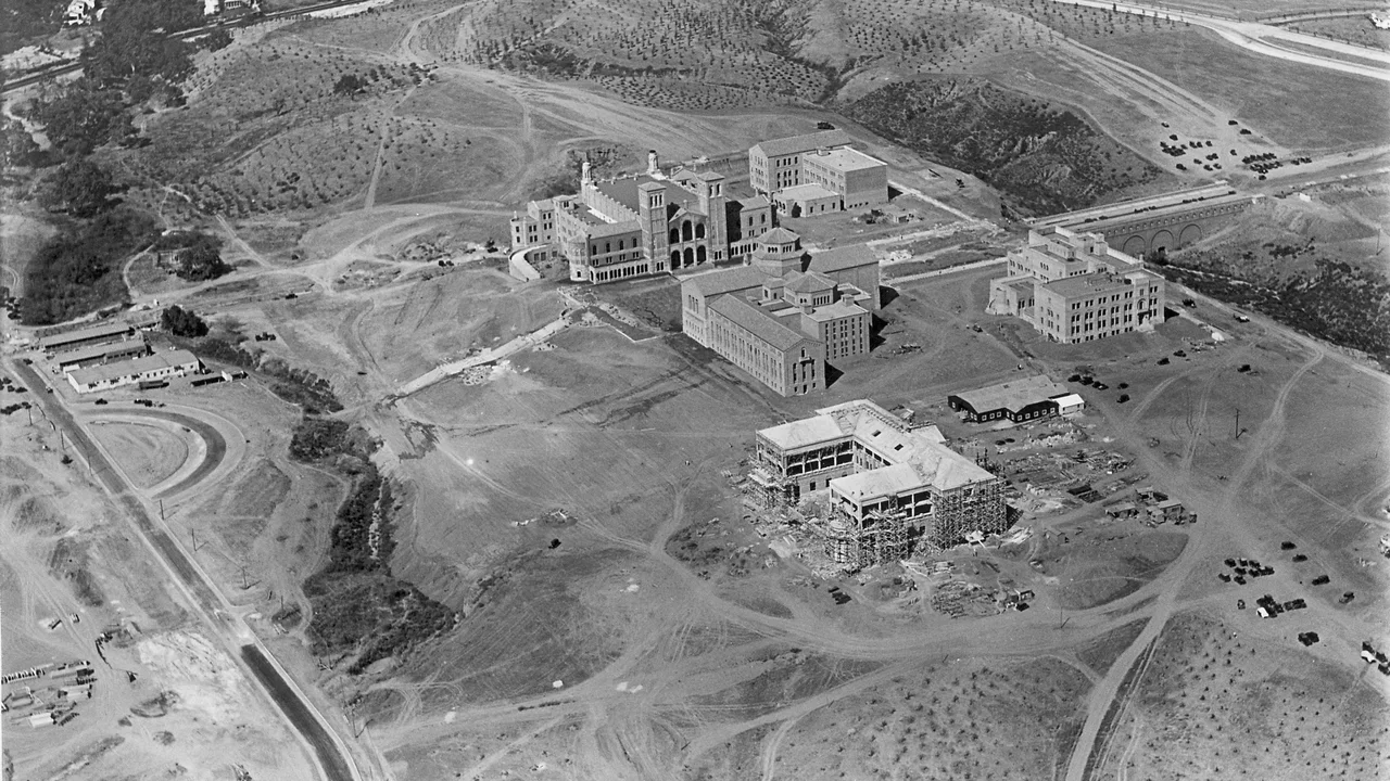 UCLA aerial photo, 1929
