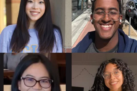 MIMG Undergraduate students smiling 