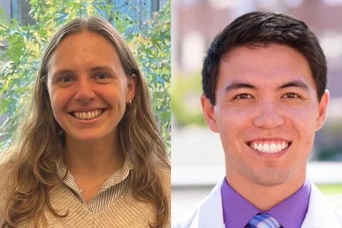 Nicole and Ryan side by side smiling.